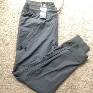 Mens Grey Under Armour Joggers